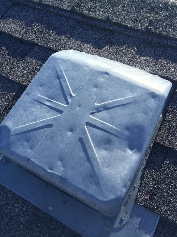 hail damaged roof in MN