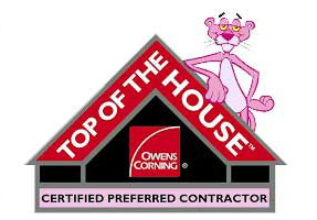 Owens Corning top of the roof certification